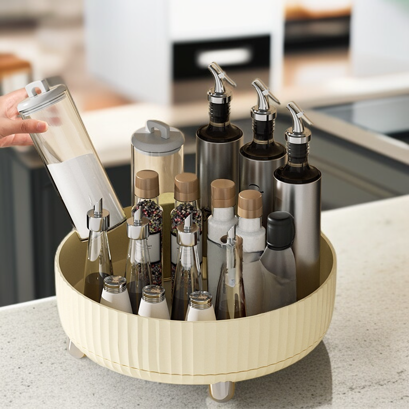 주방 대용량 회전 수납 선반 가정용 멀티 선반