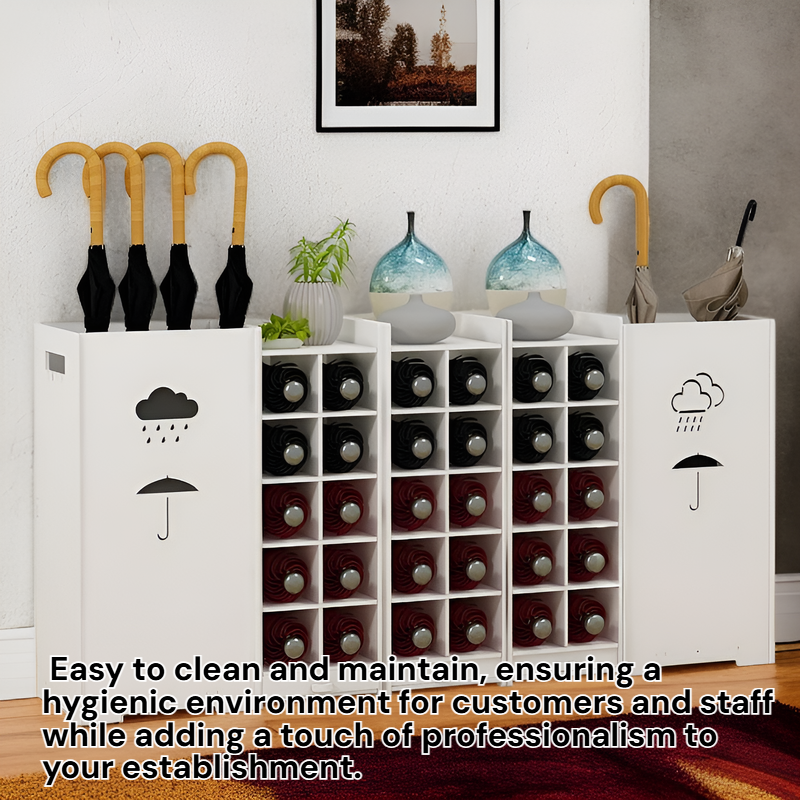 Commercial Long Umbrella Holder, Suitable for Cafeteria Entrance Decor