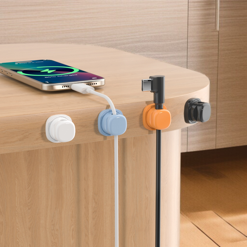 다용도 스프링 케이블 정리기 충전 케이블 수납함 회전식 다기능 케이블 수납함