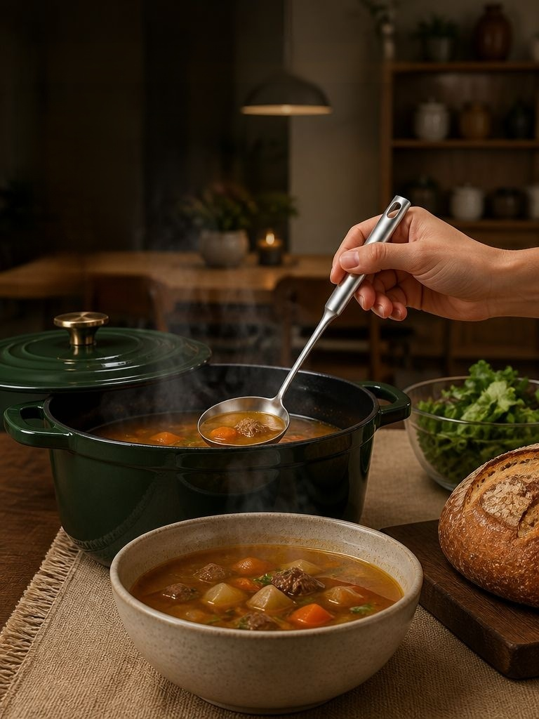 Versatile stainless steel spatula for flipping, turning, and serving