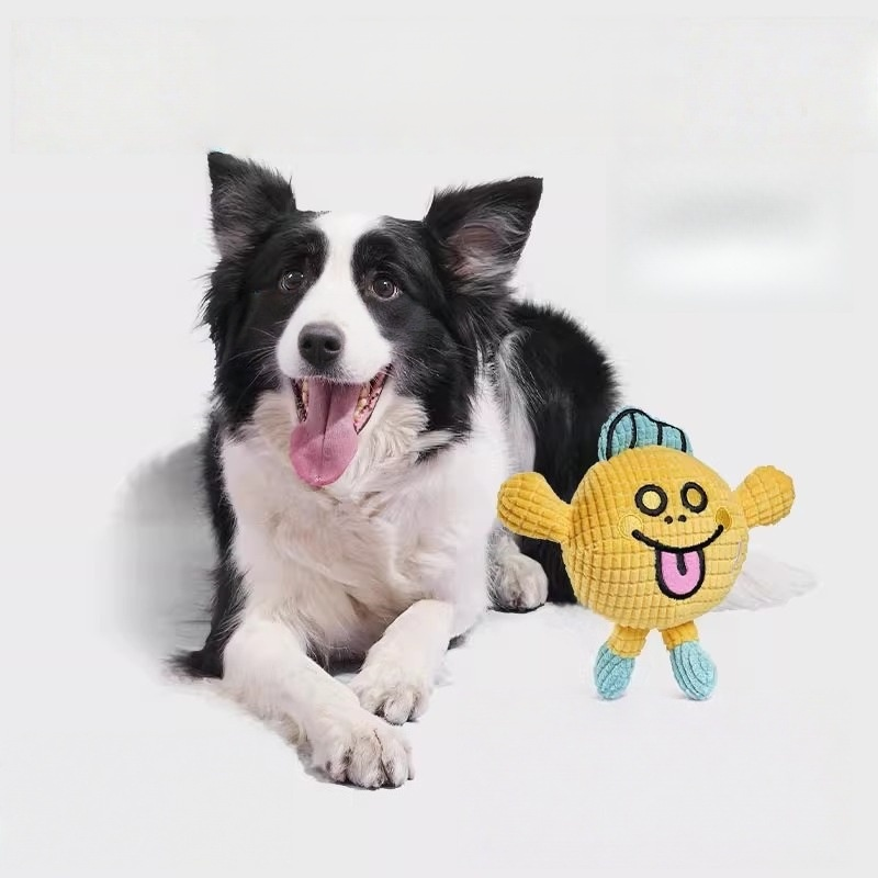 Washable Plush Catnip Toy with Sound for Cats and Dogs