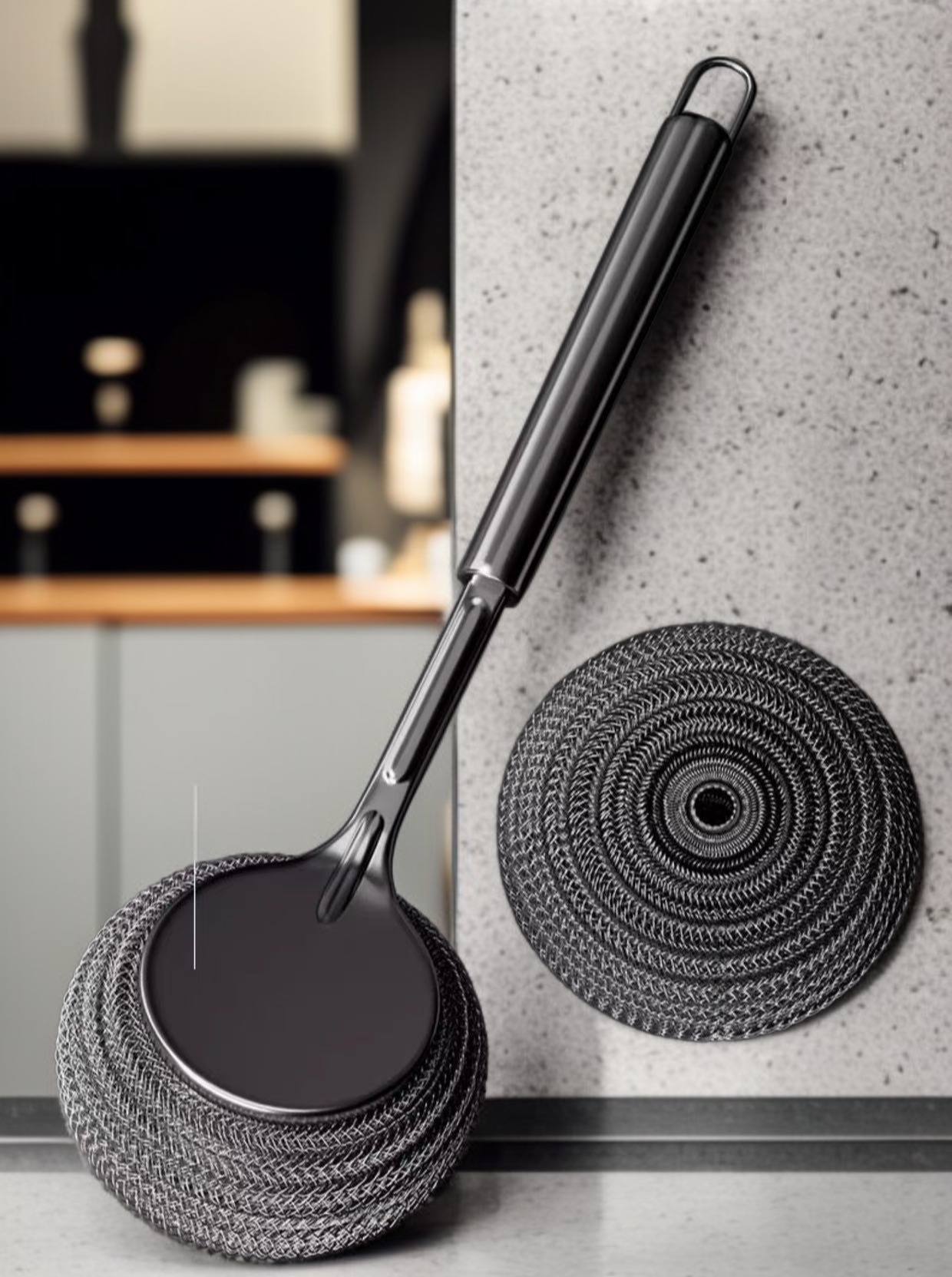 손에 쥐기 편한 인체공학적 브러시