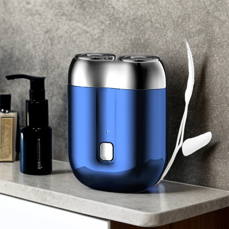 携帯用デュアルヘッド電気シェーバー