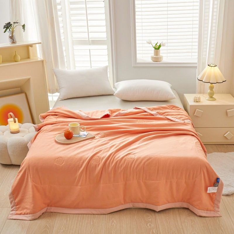  여름용 대두 충전 실크 이불