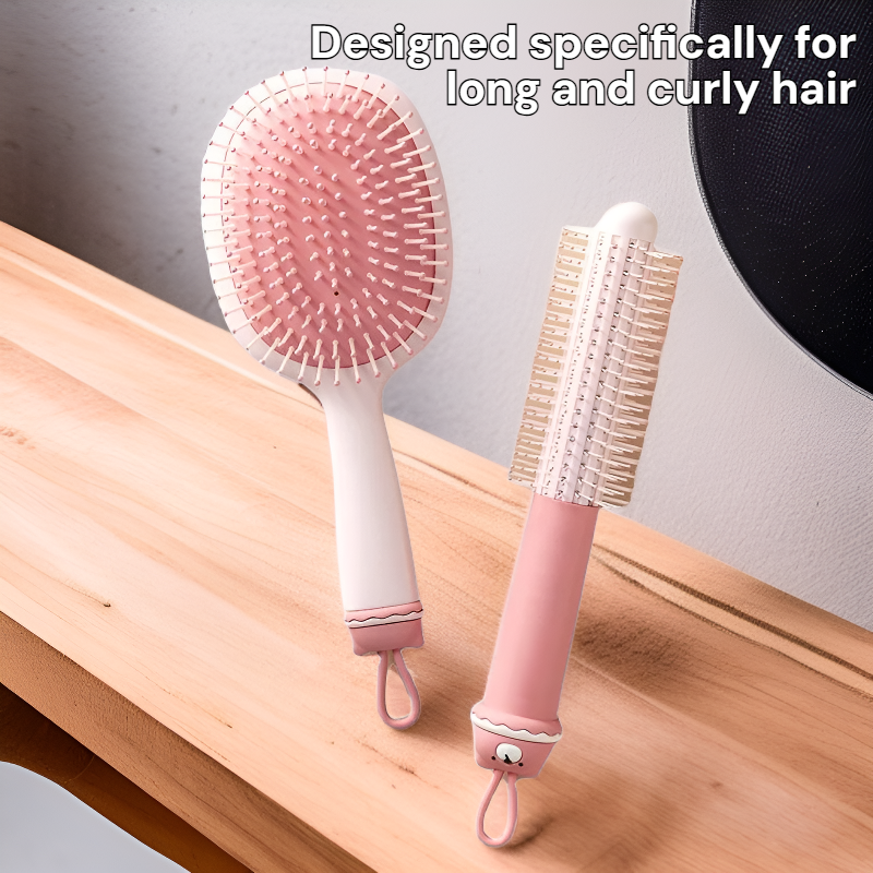 Home Use Massage Brush for Long and Curly Hair