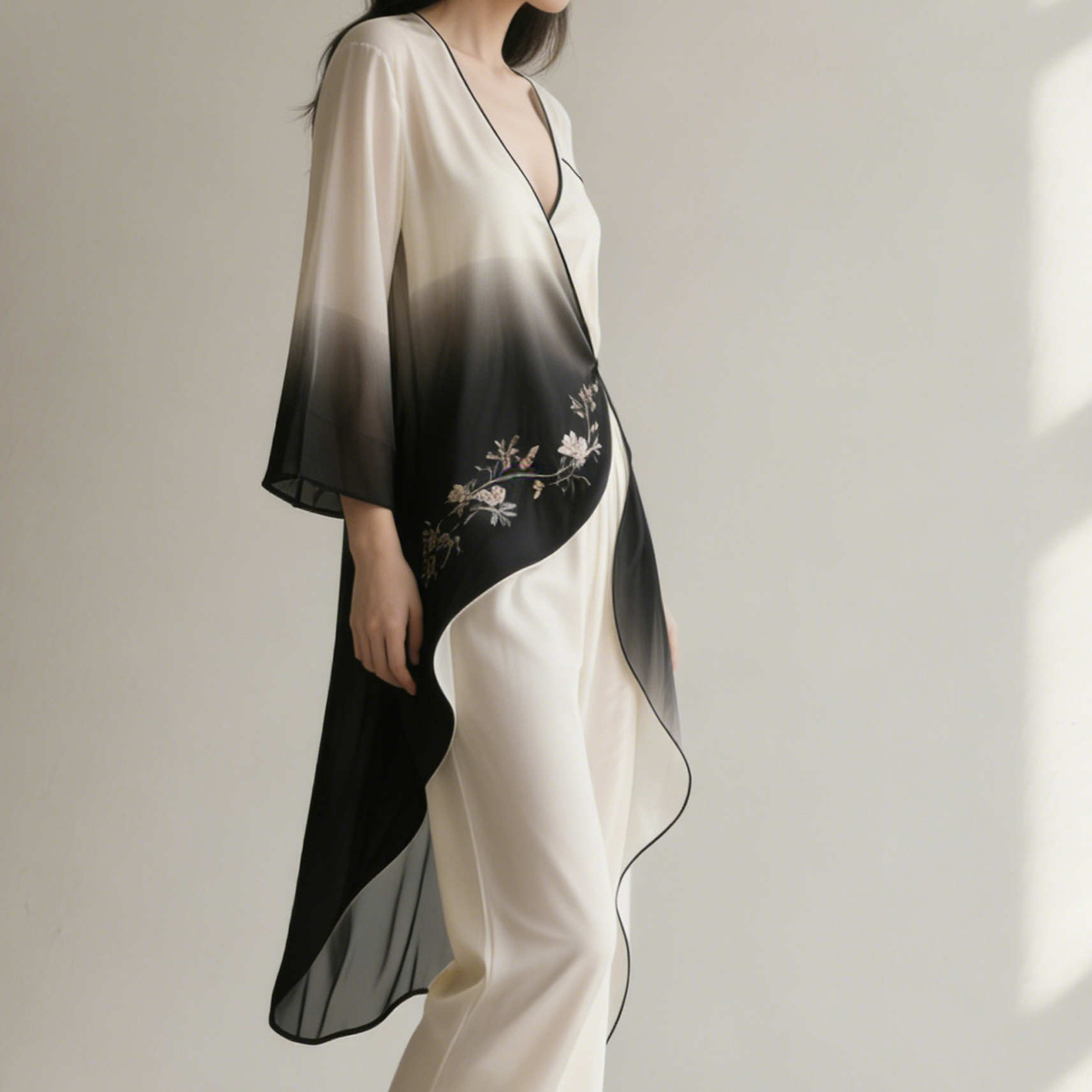 สัมผัสนุ่มของชุดนอนผ้าไหมสำหรับผู้หญิง