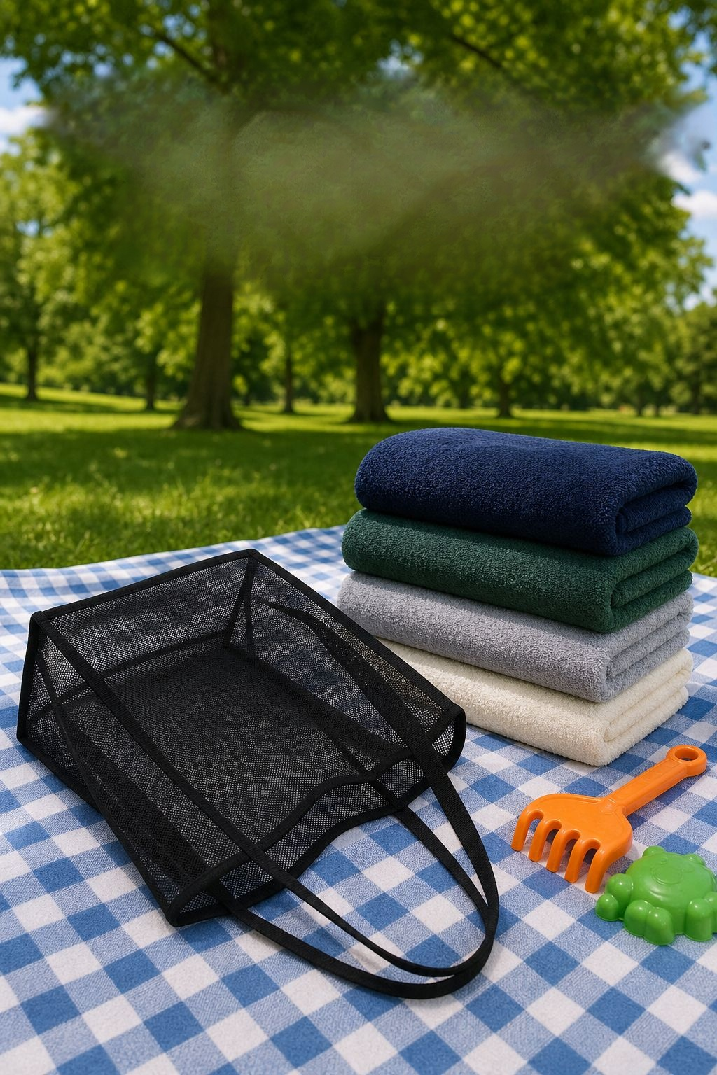Extra Large Capacity Multi-functional Mesh Storage Beach Bag
