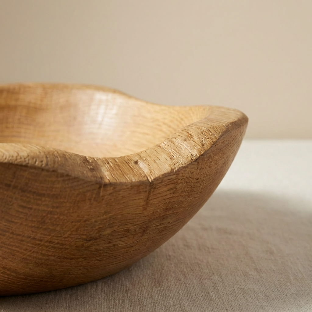 Solid wood decorative items (5 pieces)