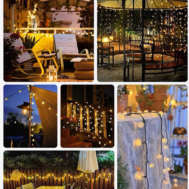 Luz solar de burbujas resistente al agua