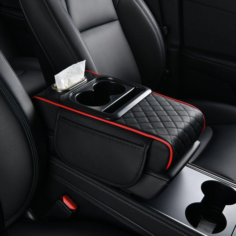  Fashion Car Interior Tissue Box for Armrest Console