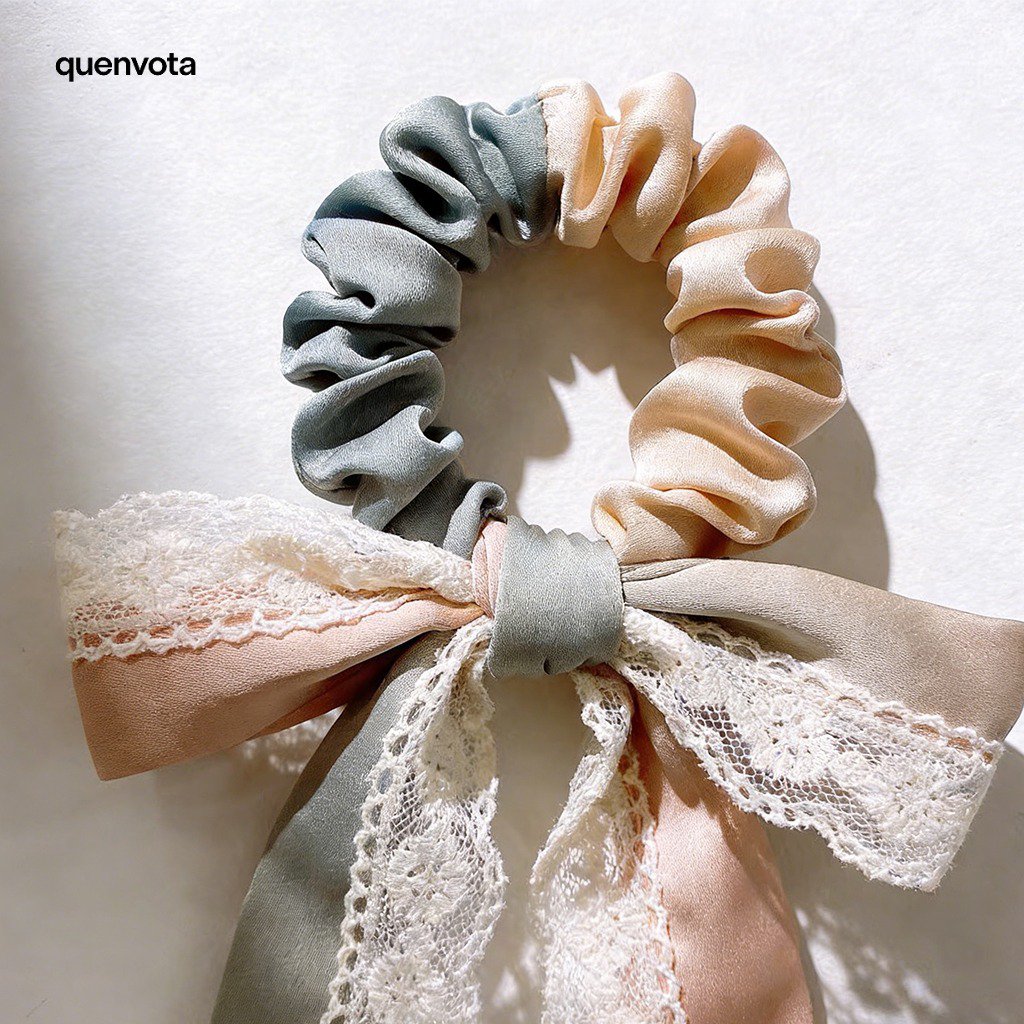부드러운 느낌의 레이스 헤어밴드 (5개입)