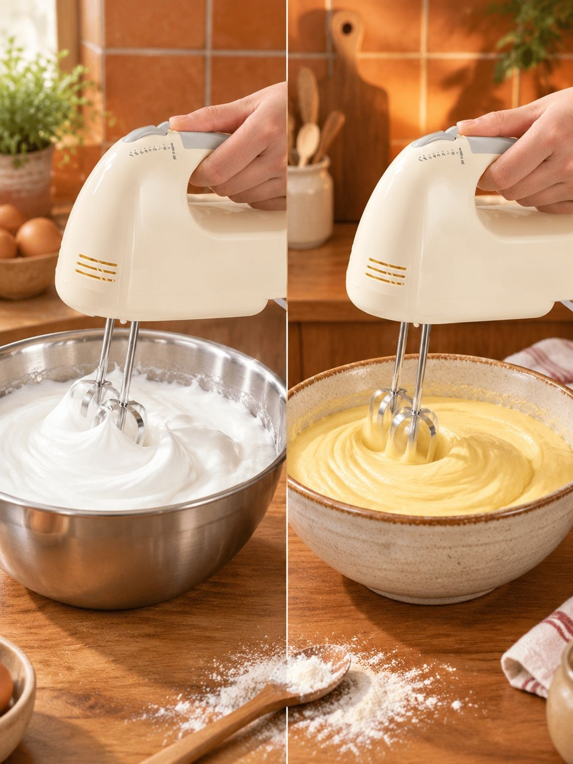 Batidora de crema multifuncional portátil para hogar