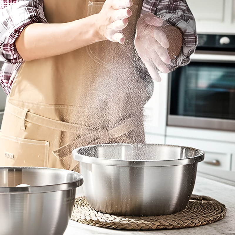 다기능 야채 슬라이서 물기 제거 바구니와 강판 포함 직접 가열 가능 24cm