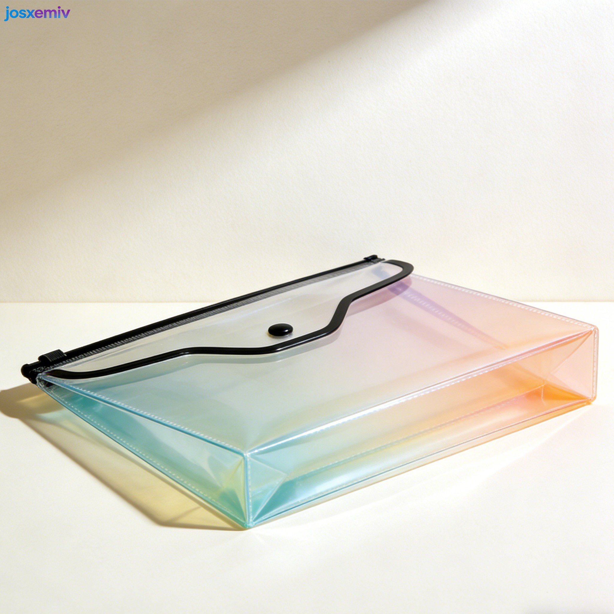 Transparent document bags (6 pieces)