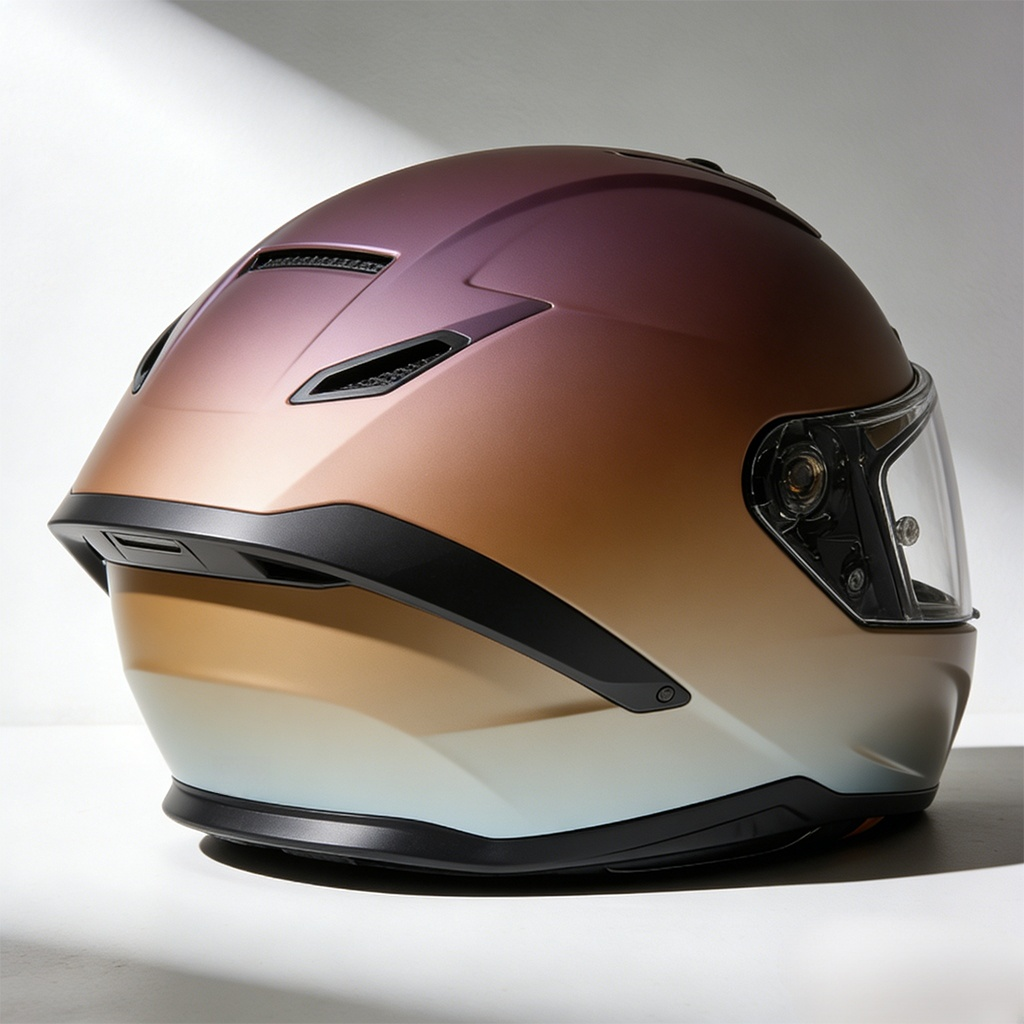 Professional cycling helmet front view