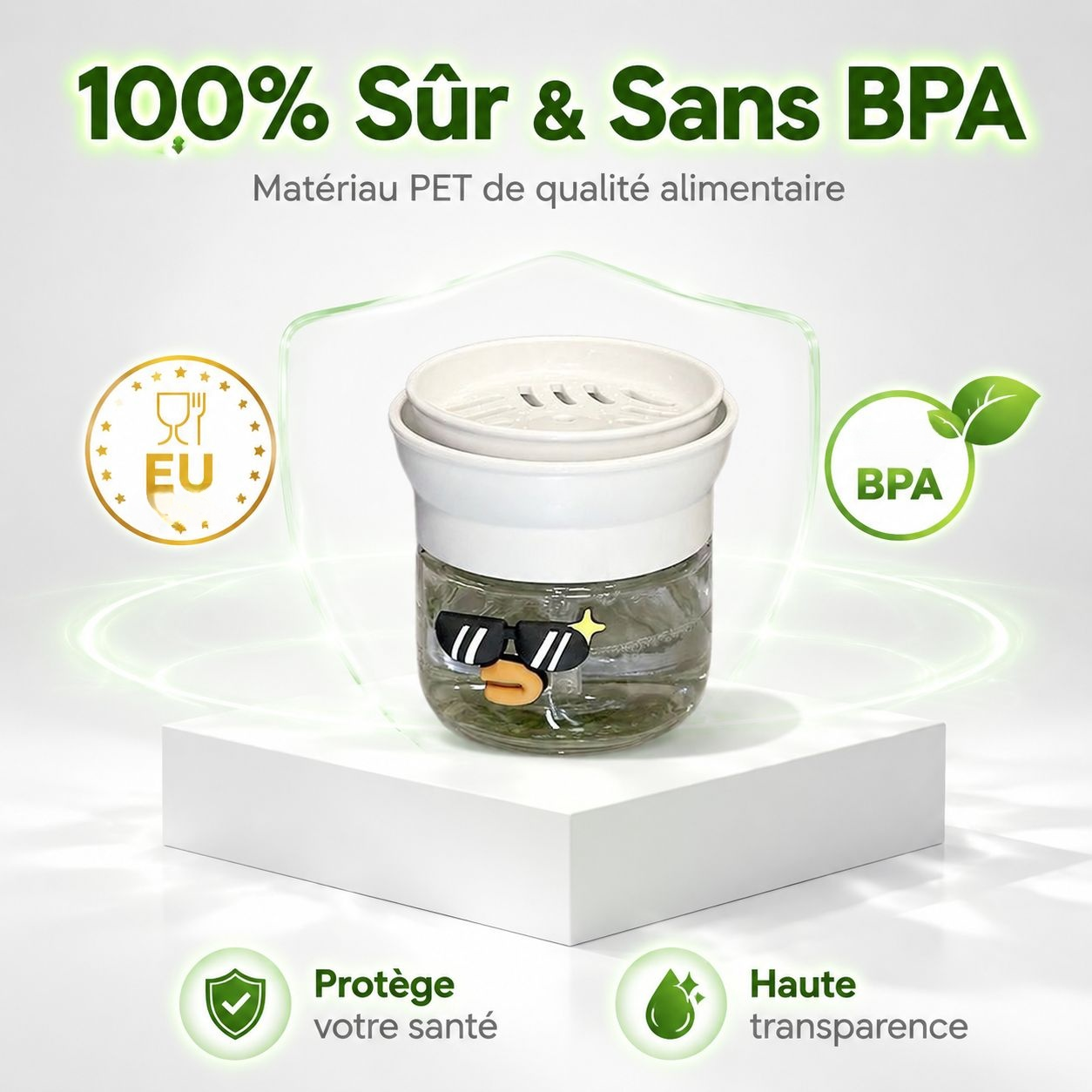 Bouteille de distribution de liquide vaisselle à pression pour usage domestique
