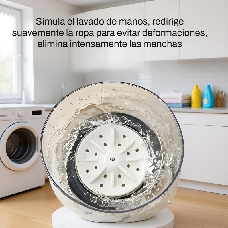 Mini lavadora portátil recargable para ropa interior