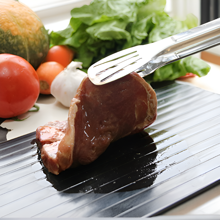 다기능 냉동육 해동 플레이트 주방 알루미늄 급속 해동판 편리한 해동 도마