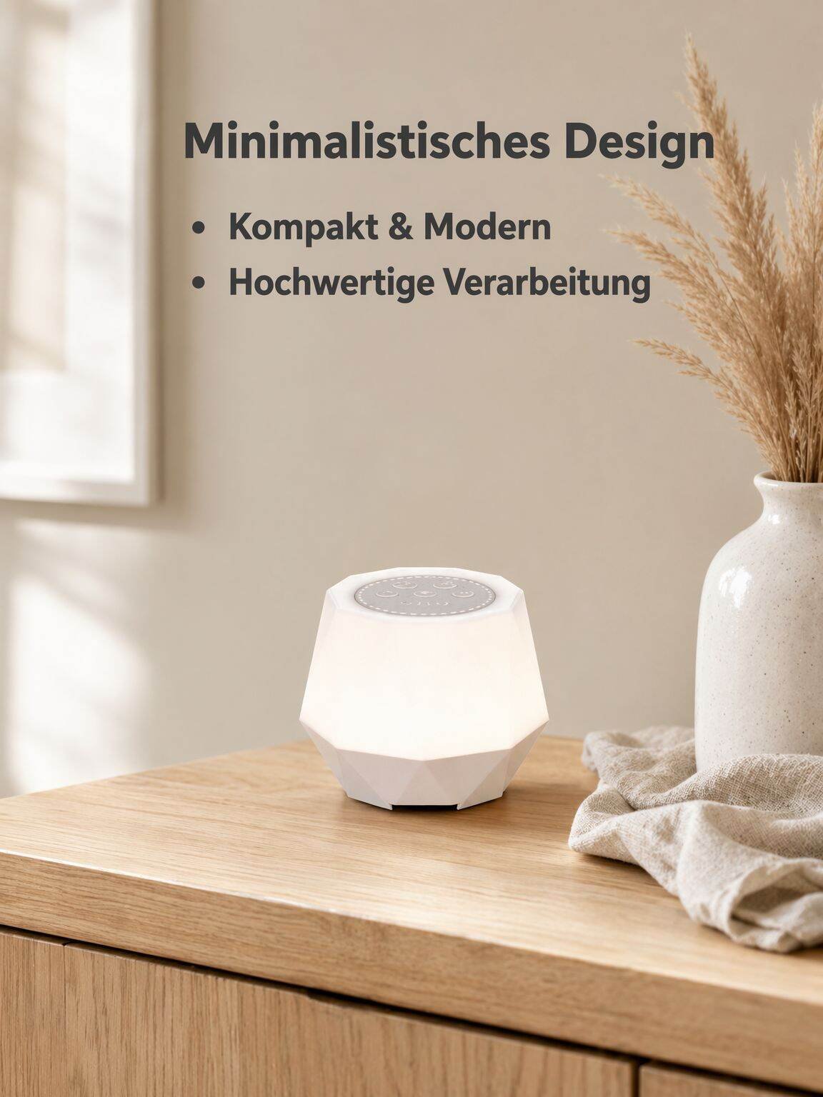 Intelligente Weißrausch-Schlaf-Nachtlampe