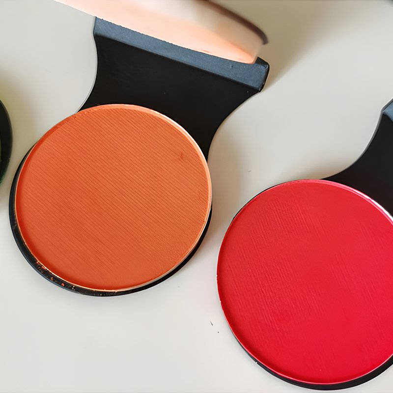 カラフルな使い捨てヘアクリーム