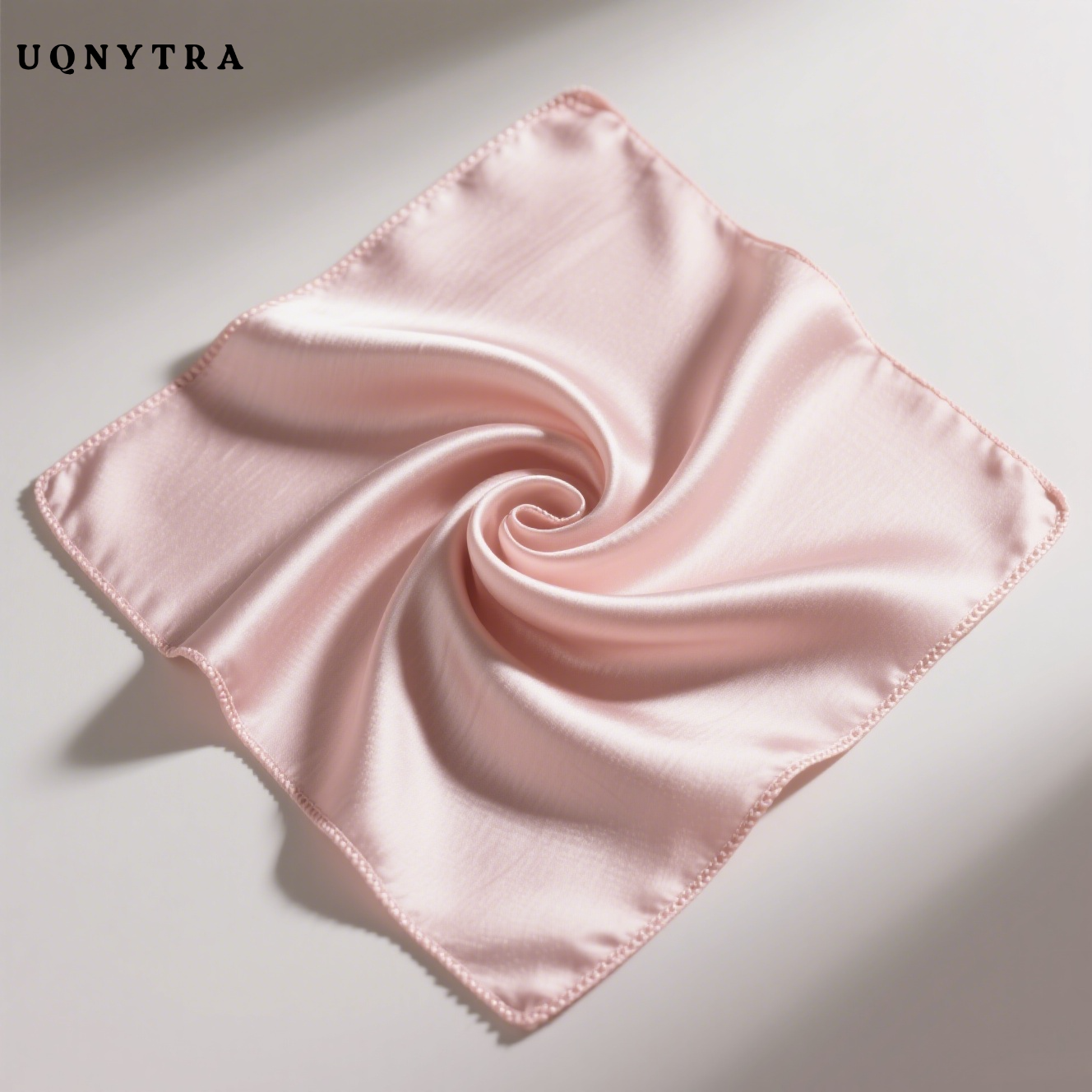 여성용 실크 스카프 착용 예시