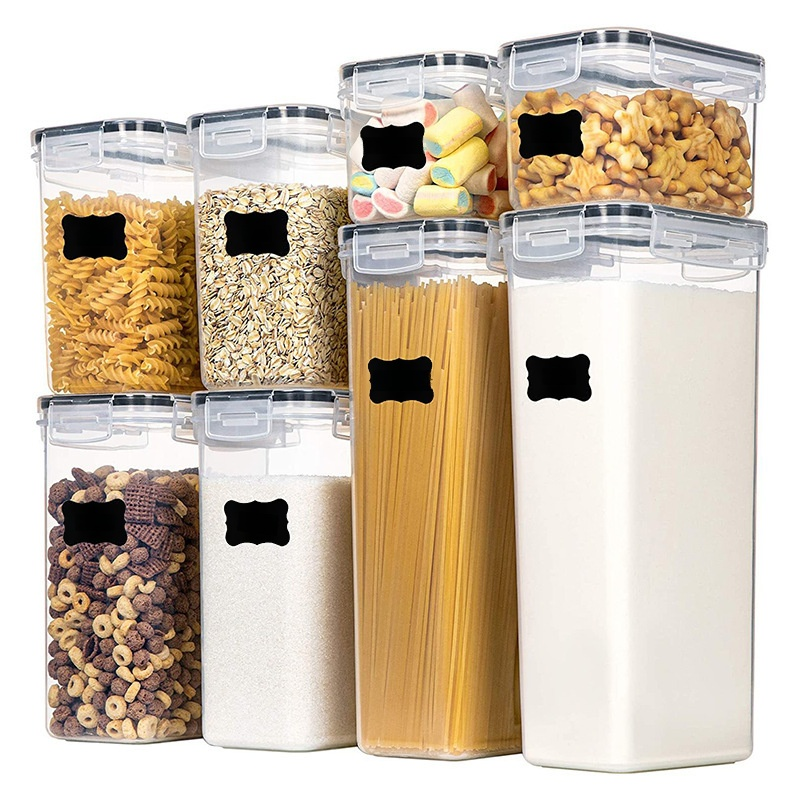 帶標籤食品儲物盒
