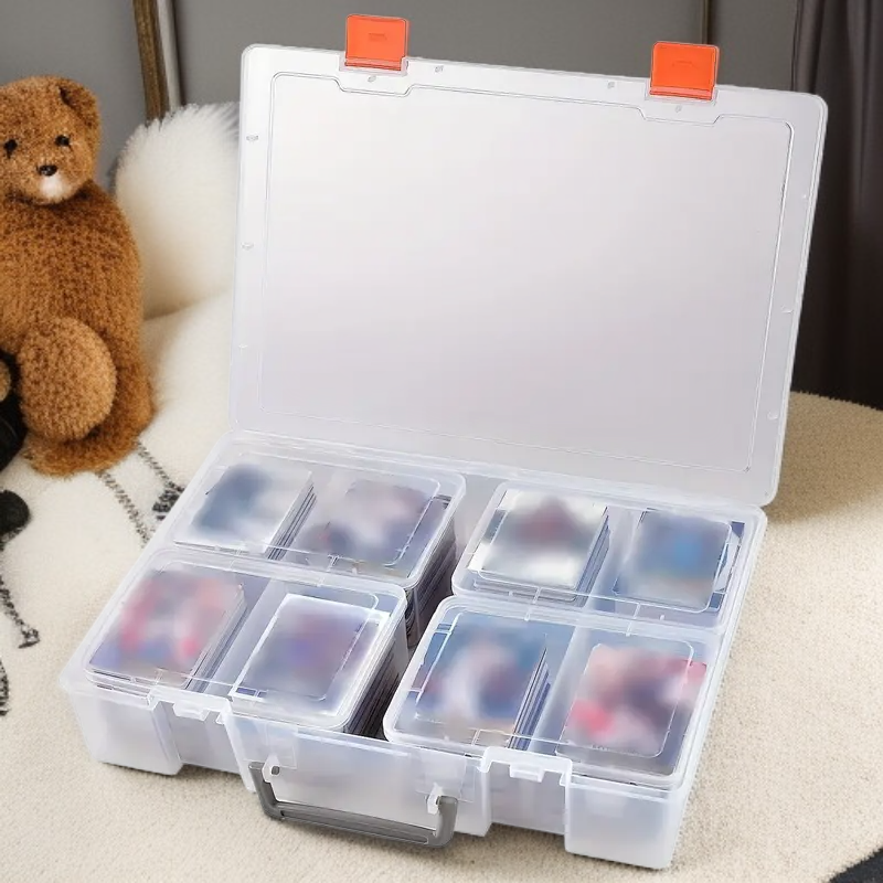 스포츠 카드 수집기 대용량 플라스틱 디스플레이 주최자 케이스