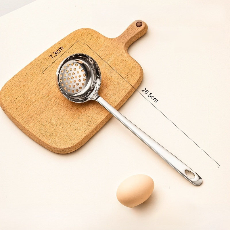 Stainless steel soup spoon
