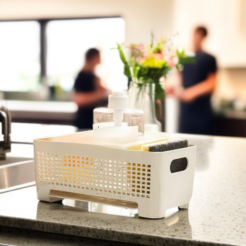 多機能キッチン水切りラック 実用的な家庭用収納ラック