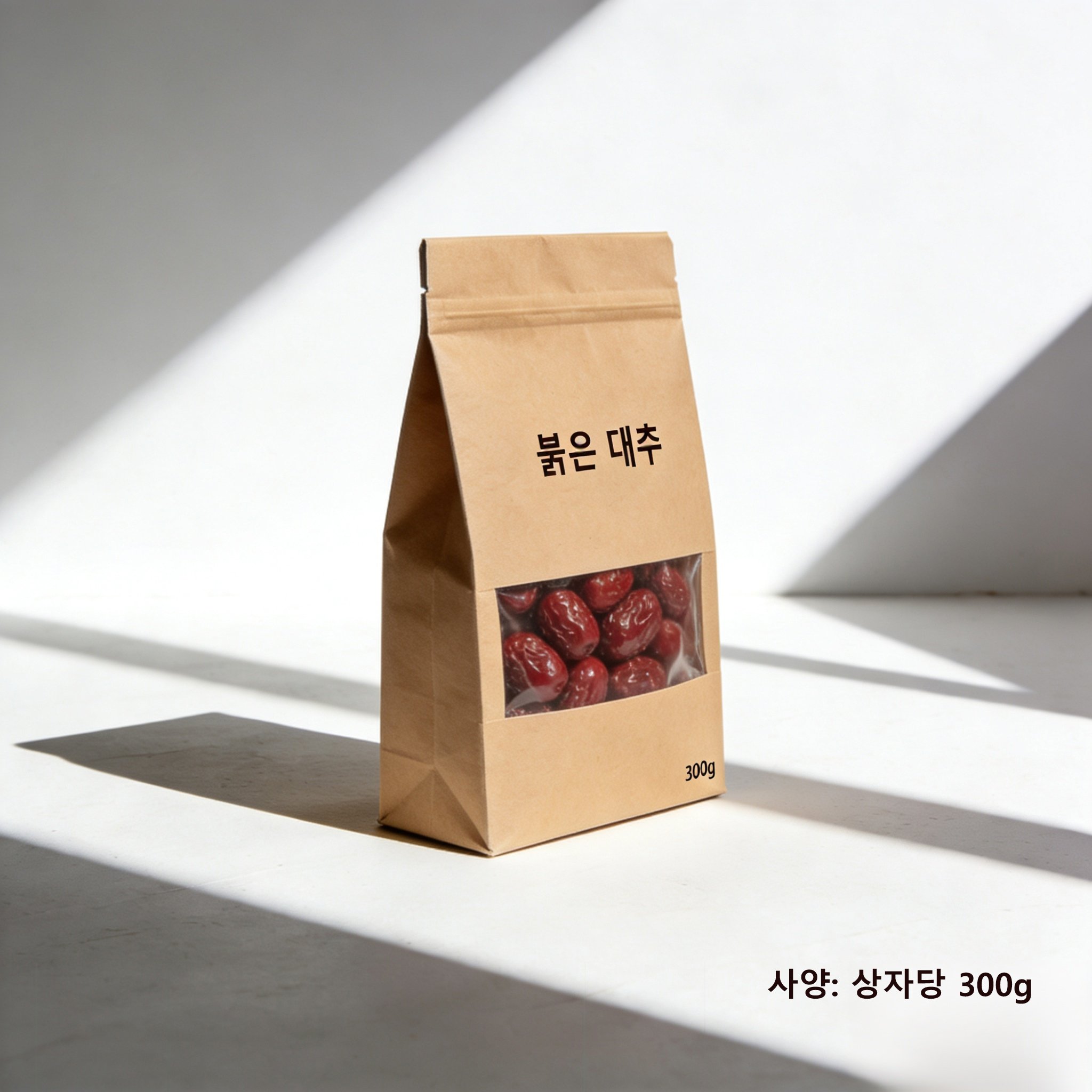 대추 선물 세트 패키지 디자인