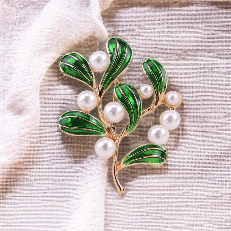 植物油ブローチ