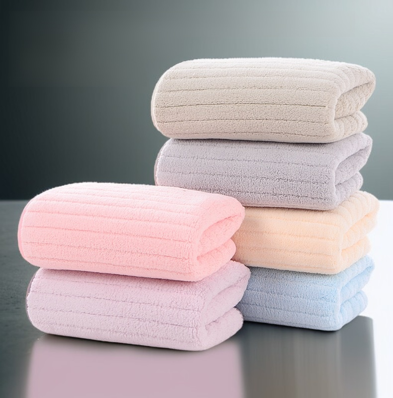 加厚珊瑚絨毛巾吸水力測試