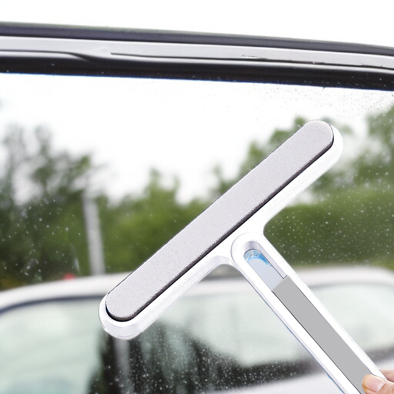 4-in-1 Glaswischer mit Griff für Fensterreinigung