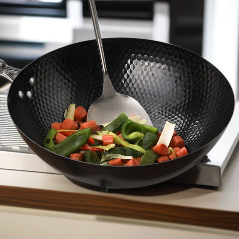 가정용 숙철 무코팅 볶음냄비 전통 가마냄비 무접착 후라이팬 후라이팬 무코팅 가마냄비 레인지