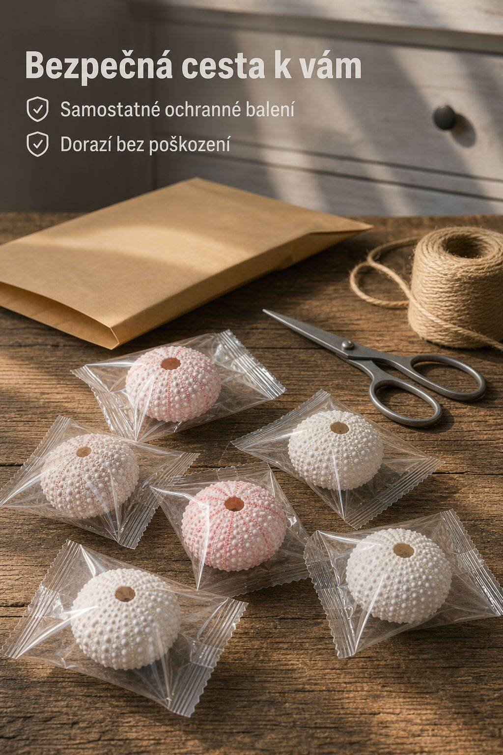 Ruční výběr mušlí a mořských ježků