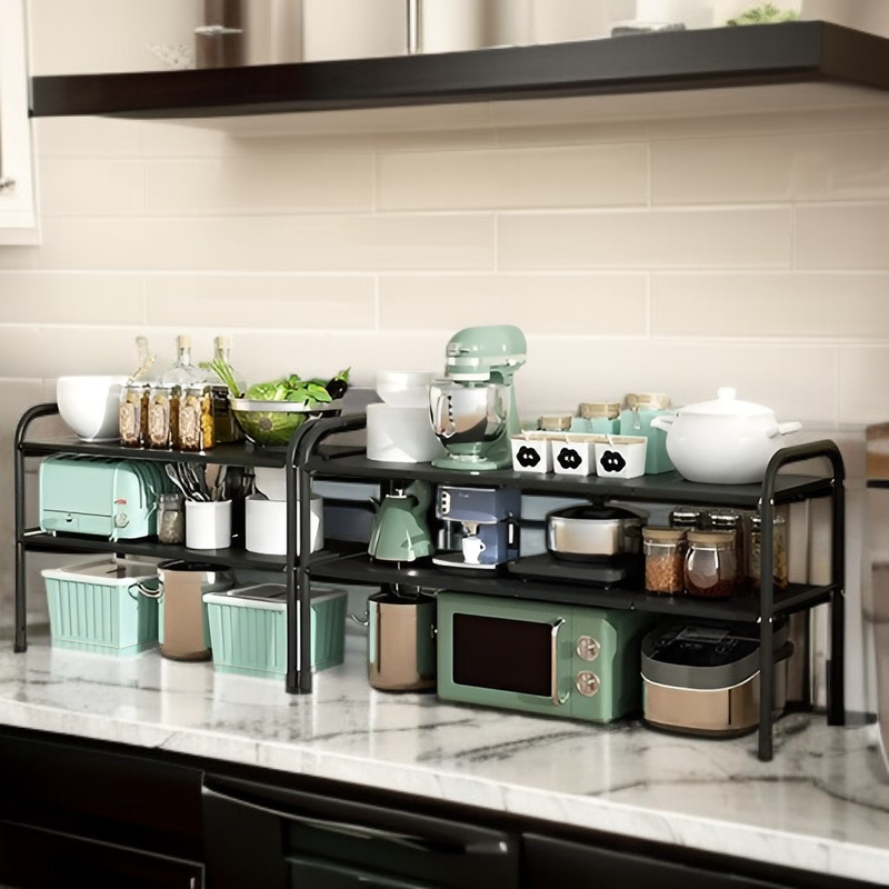 Estante extensible para grifo de fregadero