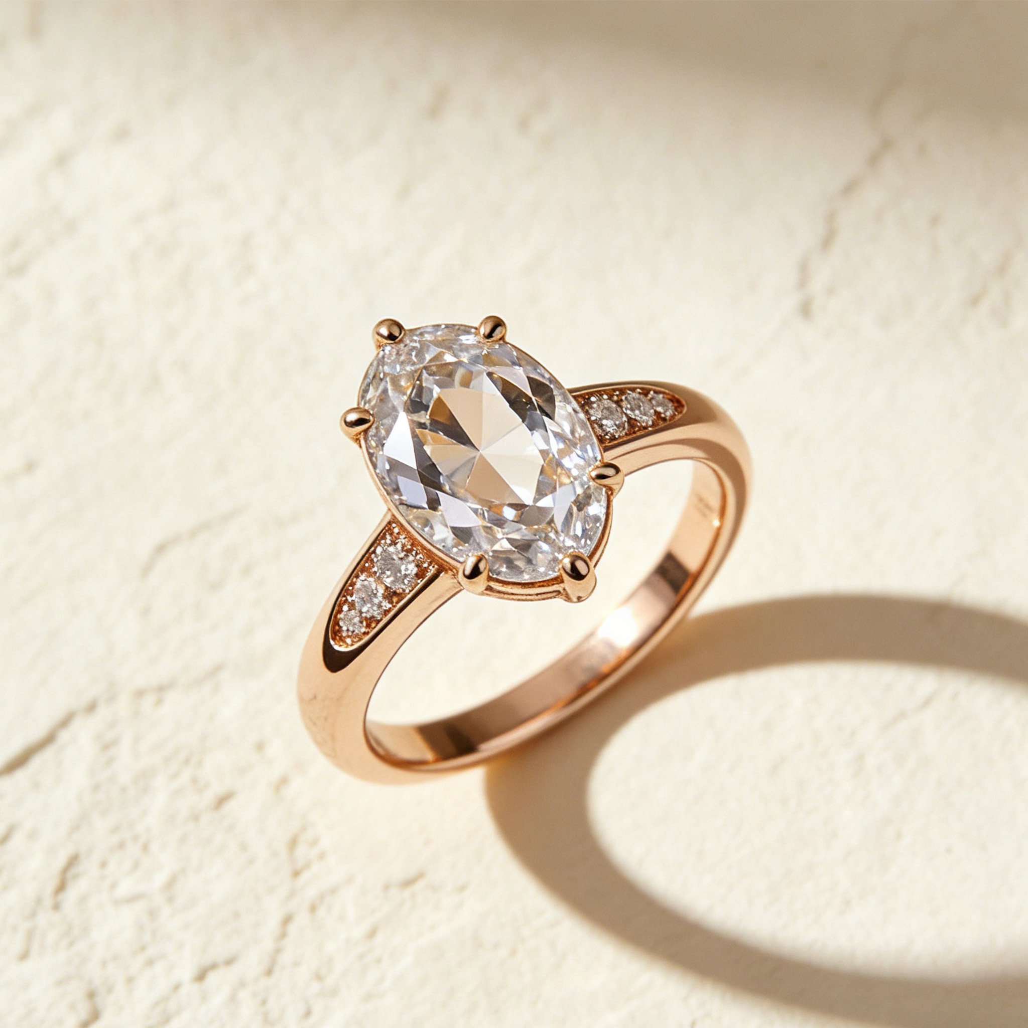 Trendiger Minimalistischer Ring