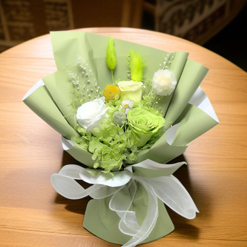 プリザーブドフラワーブーケ ギフトボックス 七夕・恋人・誕生日用 ローズ 完成品 卸売