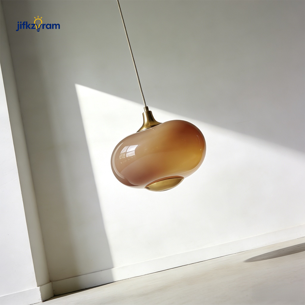 Lámpara colgante moderna de lujo Magic Bean en comedor elegante