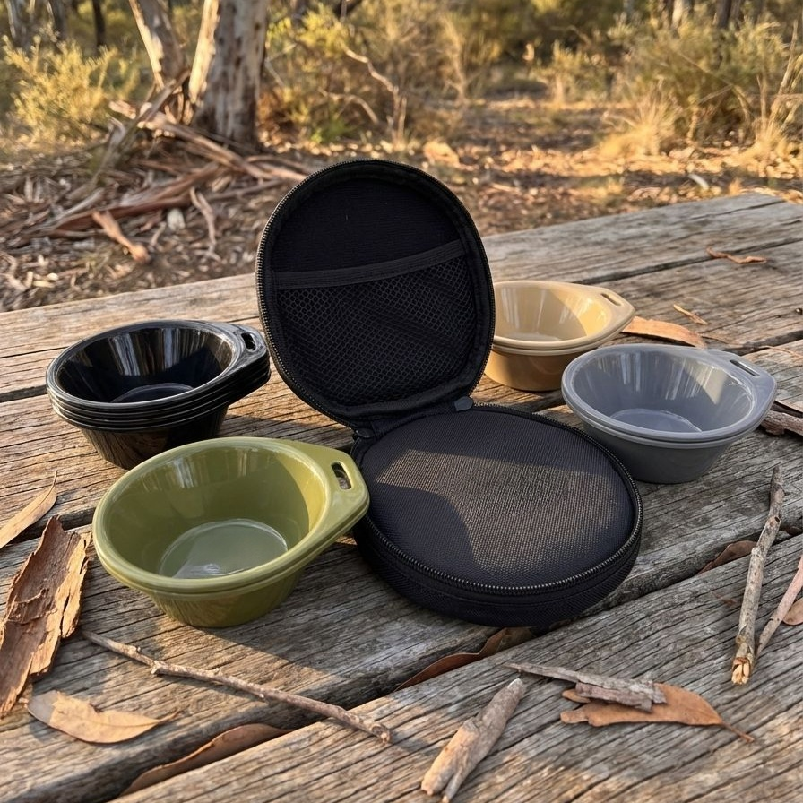 ชามพลาสติกคุณภาพสูงสำหรับตั้งแคมป์