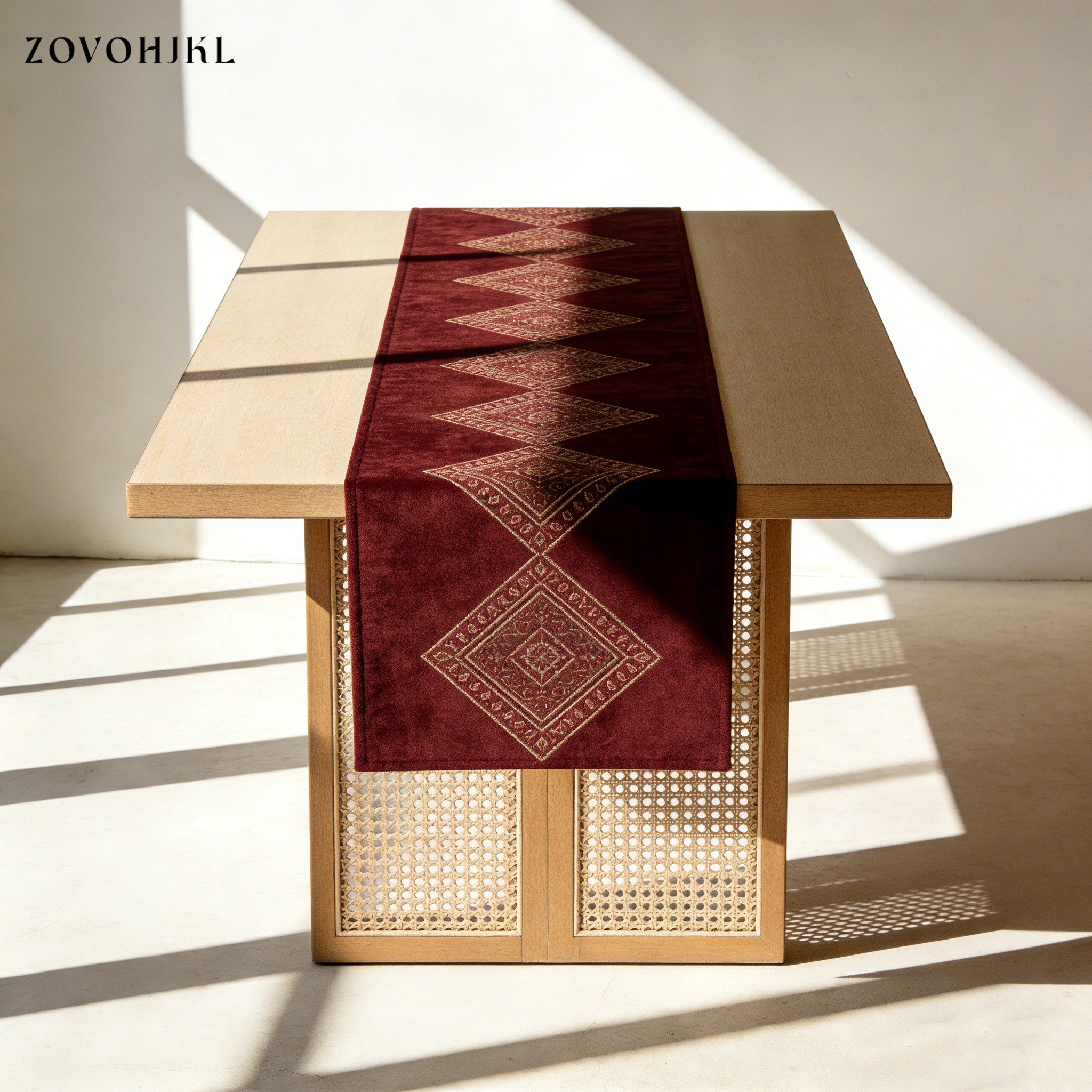 高雅防水餐桌布細節近拍