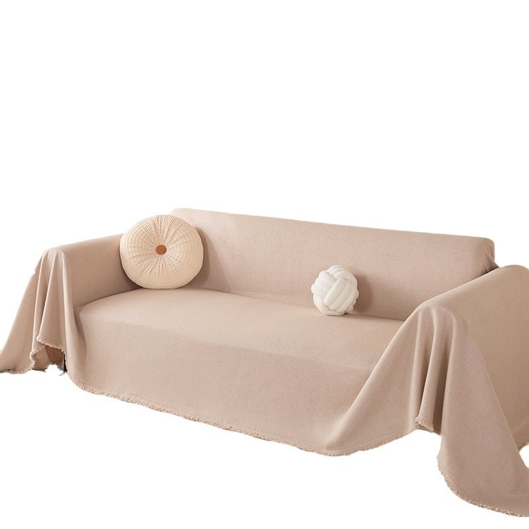 Waterproof, stain-resistant, and cat-scratch-resistant teddy bear plush sofa cover