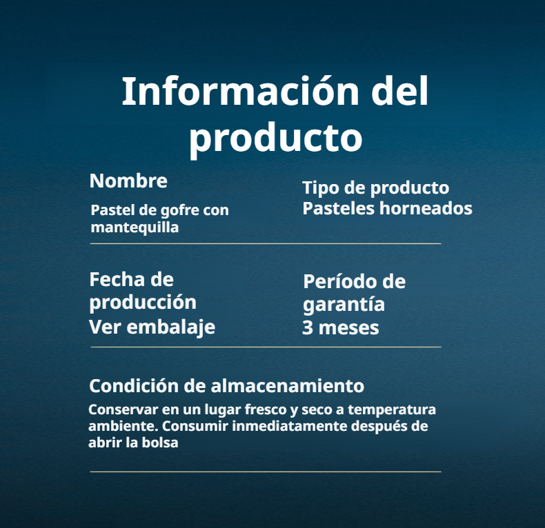 Rebanada de pastel de gofre con mantequilla derretida