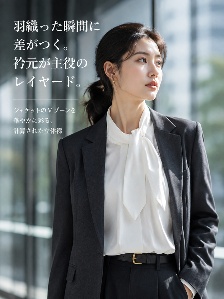 【2026秋の新作】Monolly テンセル混シャツ | 上品な華やかさ・着心地抜群・通勤