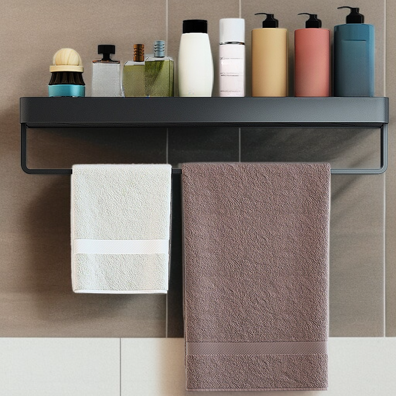 무구멍 세면대 정리 선반 욕실 수건 정리 선반