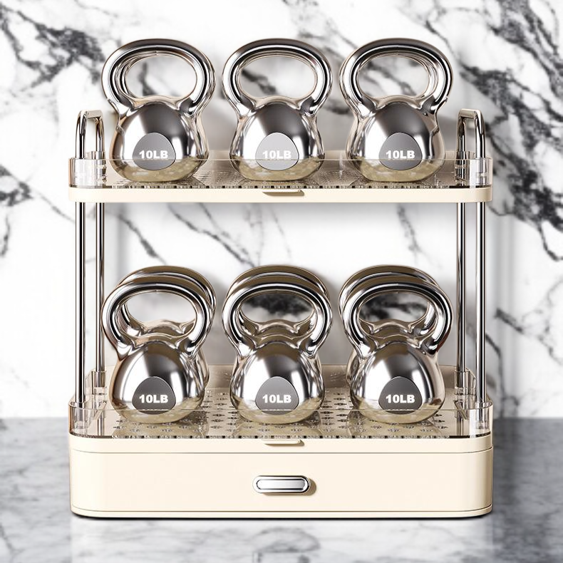 キッチンで使えるコップ収納多層棚