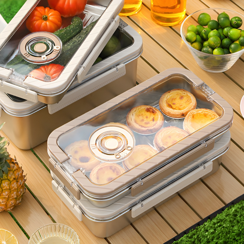 Boîte de conservation en acier inoxydable