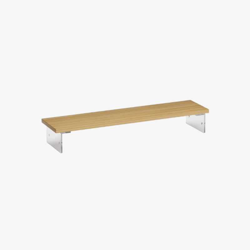 Étagère de surélévation d'écran en acrylique pour bureau