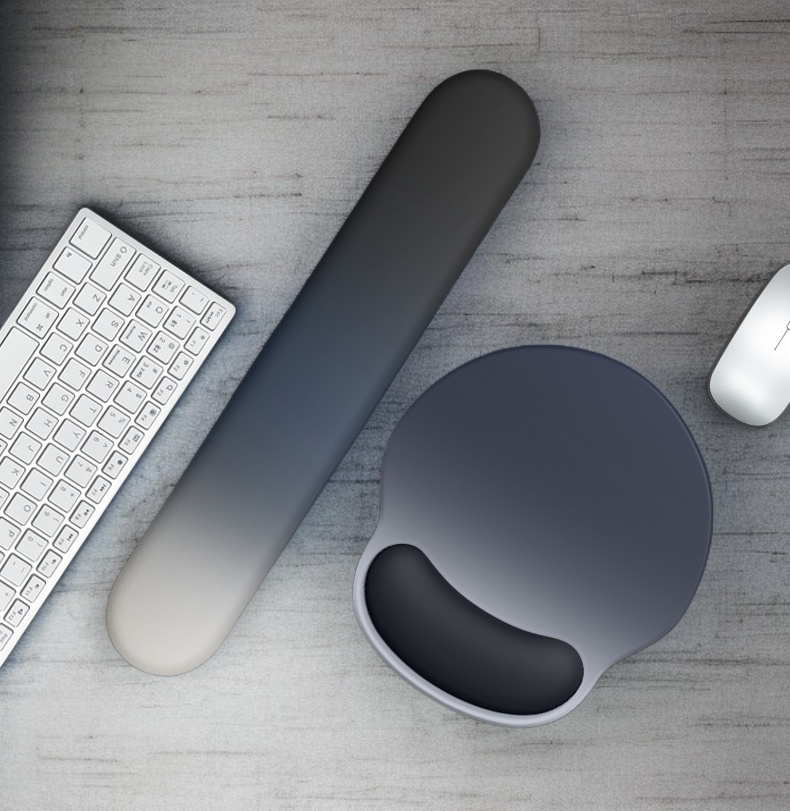 그라데이션 마우스패드 실리콘 손목보호대