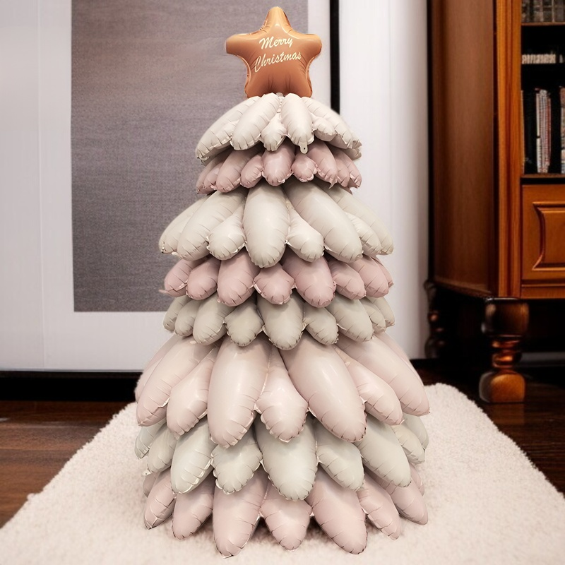 商業施設用クリスマスツリー型発光バルーン デコレーション＆撮影アイテム